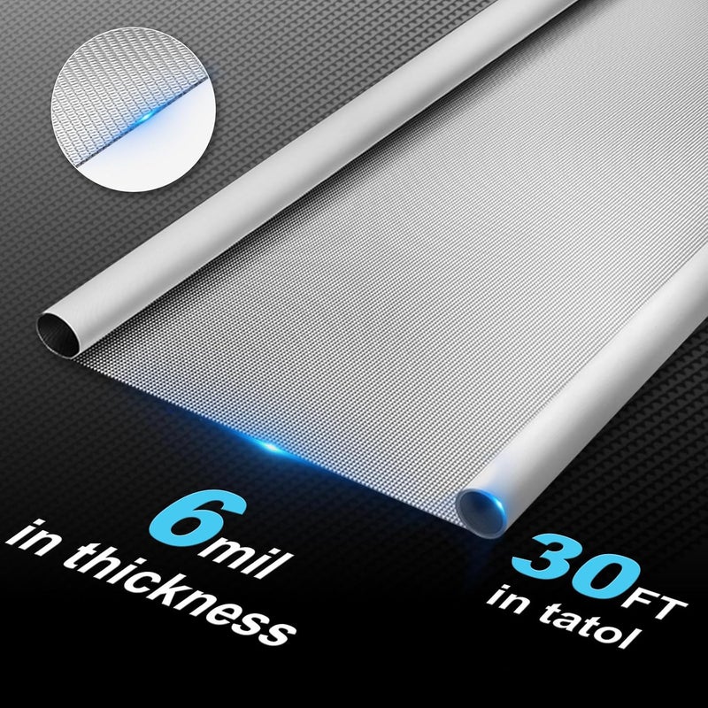 Ghguole Mylar Film Roll 4FT x 30FT,6 Mil Silver Diamond Film Foil Roll,Heavy-Duty Reflective Film for Grow Room,greenhouses,Grow Tent Systems - Image 5